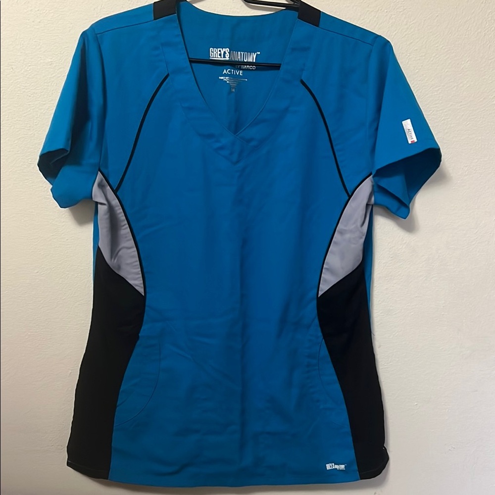 Grey's Anatomy Blue Scrub Top